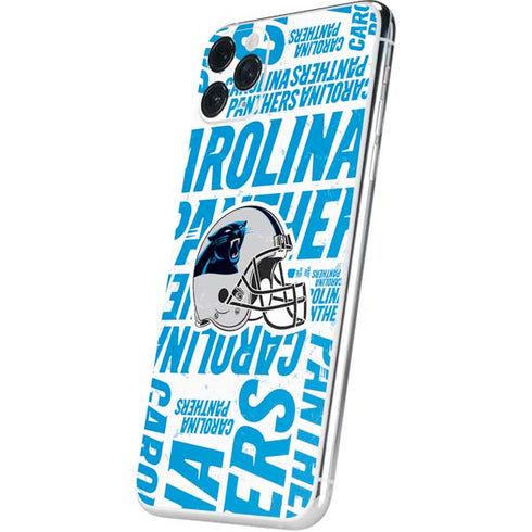 NFL Carolina Panthers - Blast iPhone 11 Pro Max Skin