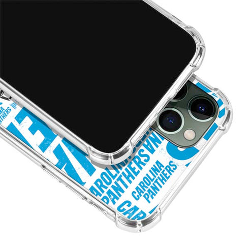 NFL Carolina Panthers - Blast iPhone 12 Pro Clear Case