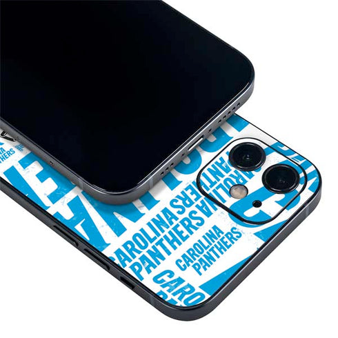 NFL Carolina Panthers - Blast iPhone 12 Skin