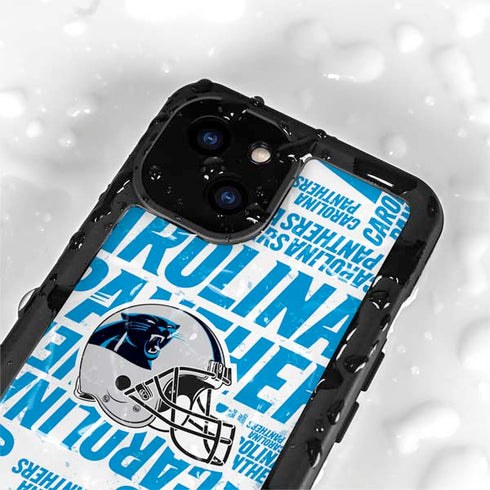 NFL Carolina Panthers - Blast iPhone 13 Mini Waterproof Case