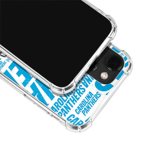 NFL Carolina Panthers - Blast iPhone 15 Plus Clear Case