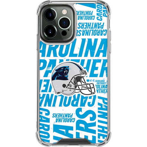 NFL Carolina Panthers - Blast iPhone 14 Pro Max Clear Case