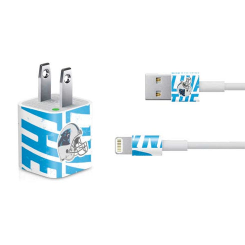 NFL Carolina Panthers - Blast iPhone Charger (5W USB) Skin