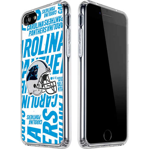 NFL Carolina Panthers - Blast iPhone SE (2nd & 3rd Gen) Clear Case