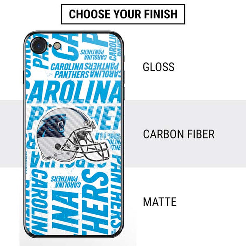 NFL Carolina Panthers - Blast iPhone SE (2nd & 3rd Gen) Skin