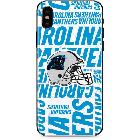 NFL Carolina Panthers - Blast iPhone XS Skin