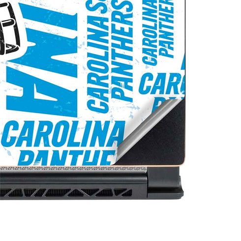 NFL Carolina Panthers - Blast MSI GS65 Stealth Laptop Skin
