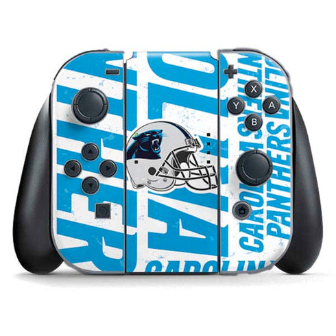 NFL Carolina Panthers - Blast Nintendo Switch (2017-2021) Joy-Con Controller Skin
