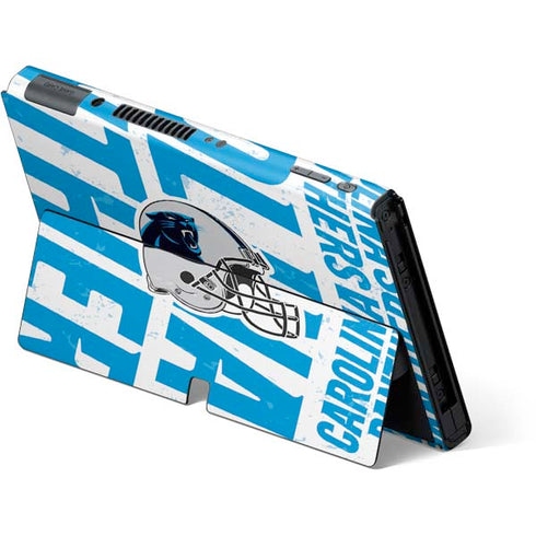 NFL Carolina Panthers - Blast Nintendo Switch OLED (2021) Skin