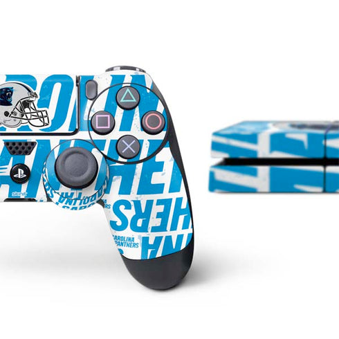 NFL Carolina Panthers - Blast PS4 Console and Controller Bundle Skin