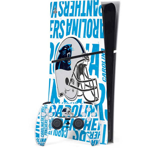 NFL Carolina Panthers - Blast PS5 Slim Digital Edition Bundle Skin