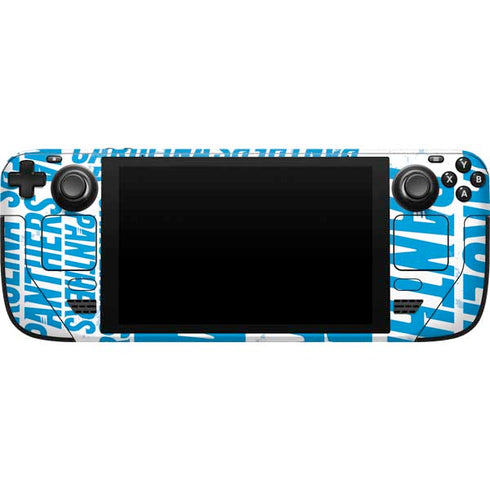 NFL Carolina Panthers - Blast Steam Deck Handheld Gaming Computer Skin