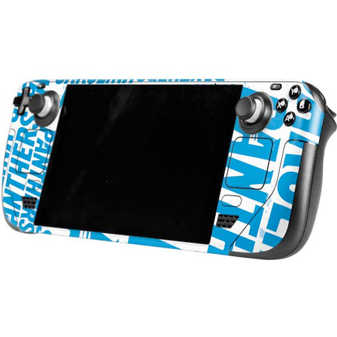 NFL Carolina Panthers - Blast Steam Deck Handheld Gaming Computer Skin