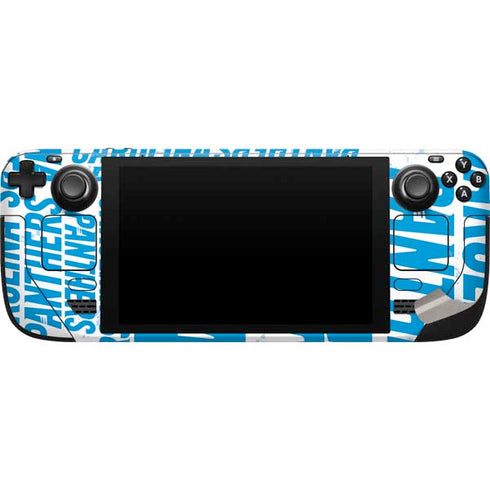 NFL Carolina Panthers - Blast Steam Deck Handheld Gaming Computer Skin