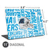 NFL Carolina Panthers - Blast Universal Laptop 11in (8.8 x 6.2in) Skin