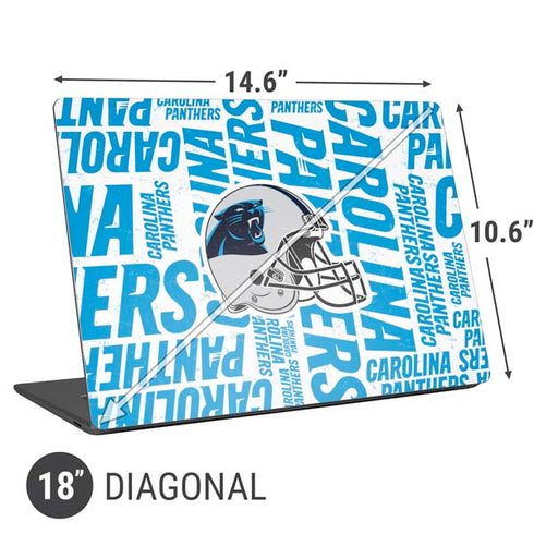NFL Carolina Panthers - Blast Universal Laptop 18in (14.6 x 10.6in) Skin