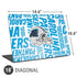 NFL Carolina Panthers - Blast Universal Laptop 18in (14.6 x 10.6in) Skin