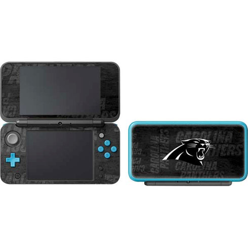 NFL Carolina Panthers Black & White Nintendo 2DS XL (2017) Skin