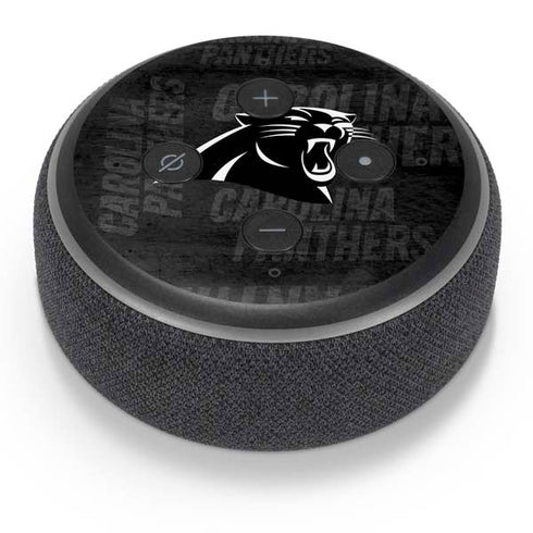 NFL Carolina Panthers Black & White Amazon Echo Dot Skin