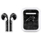 NFL Carolina Panthers Black & White Apple AirPods Skin