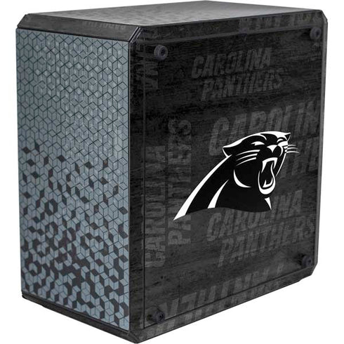 NFL Carolina Panthers Black & White Cooler Master MasterBox Q300L Mini Tower Skin