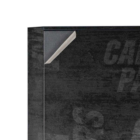 NFL Carolina Panthers Black & White Corsair 4000D Tempered Glass Mid-Tower ATX Case Skin