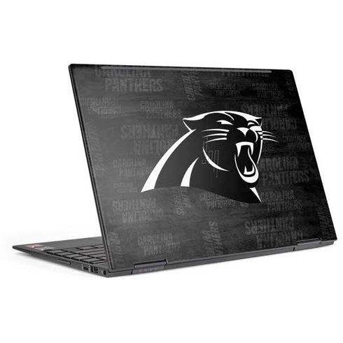 NFL Carolina Panthers Black & White HP Envy Skin