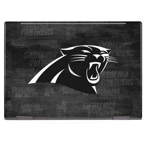 NFL Carolina Panthers Black & White HP Envy Skin