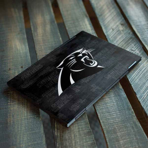 NFL Carolina Panthers Black & White HP Envy Skin