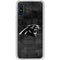 NFL Carolina Panthers Black & White Galaxy A10e Clear Case