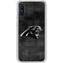 NFL Carolina Panthers Black & White Galaxy A10e Clear Case