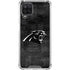 NFL Carolina Panthers Black & White Galaxy A12 Clear Case