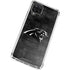 NFL Carolina Panthers Black & White Galaxy A12 Clear Case