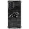 NFL Carolina Panthers Black & White Galaxy A72 5G Clear Case
