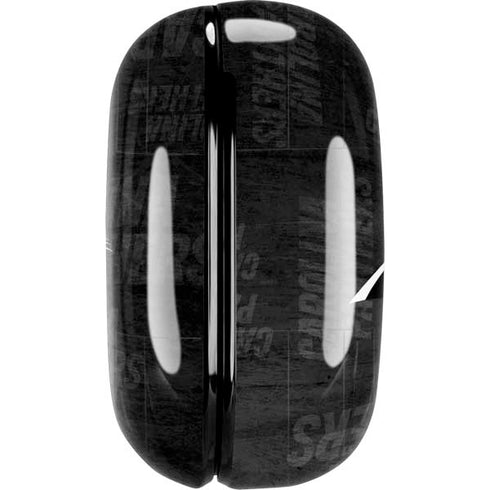 NFL Carolina Panthers Black & White Galaxy Buds Pro Skin