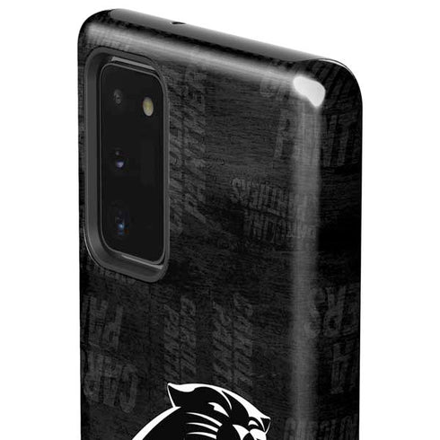 NFL Carolina Panthers Black & White Galaxy Note20 5G Pro Case