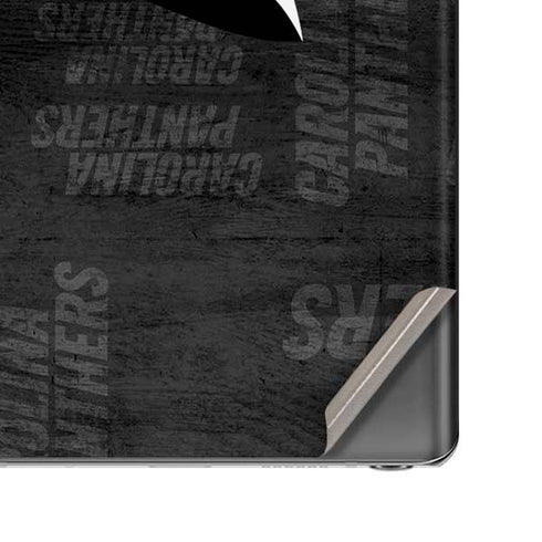 NFL Carolina Panthers Black & White Galaxy Note20 5G Skin