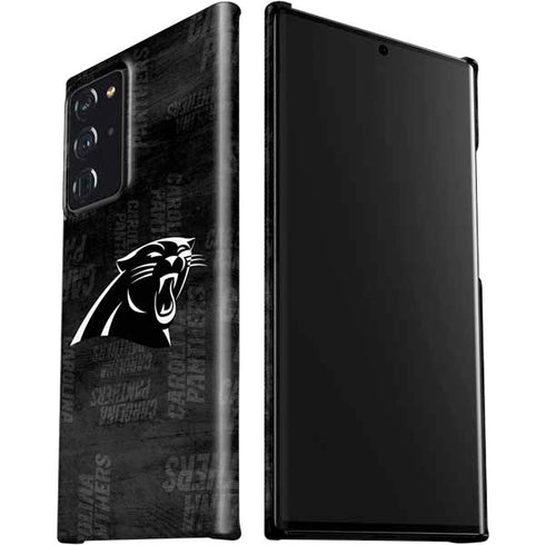 NFL Carolina Panthers Black & White Galaxy Note20 Ultra 5G Lite Case
