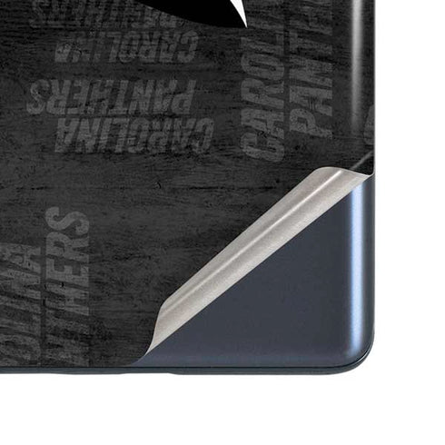 NFL Carolina Panthers Black & White Galaxy S20 Fan Edition Skin