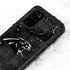 NFL Carolina Panthers Black & White Galaxy S20 Plus Waterproof Case