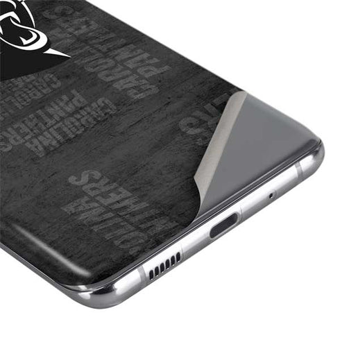 NFL Carolina Panthers Black & White Galaxy S20 Skin