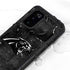 NFL Carolina Panthers Black & White Galaxy S20 Waterproof Case