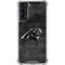 NFL Carolina Panthers Black & White Galaxy S21 5G Clear Case