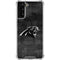 NFL Carolina Panthers Black & White Galaxy S21 FE Clear Case