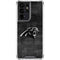 NFL Carolina Panthers Black & White Galaxy S21 Ultra 5G Clear Case