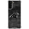 NFL Carolina Panthers Black & White Galaxy S22 Plus Clear Case