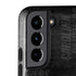 NFL Carolina Panthers Black & White Galaxy S22 Plus Pro Case