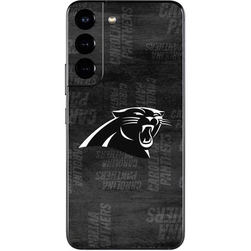NFL Carolina Panthers Black & White Galaxy S22 Skin