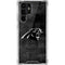 NFL Carolina Panthers Black & White Galaxy S22 Ultra Clear Case