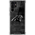 NFL Carolina Panthers Black & White Galaxy S22 Ultra Clear Case